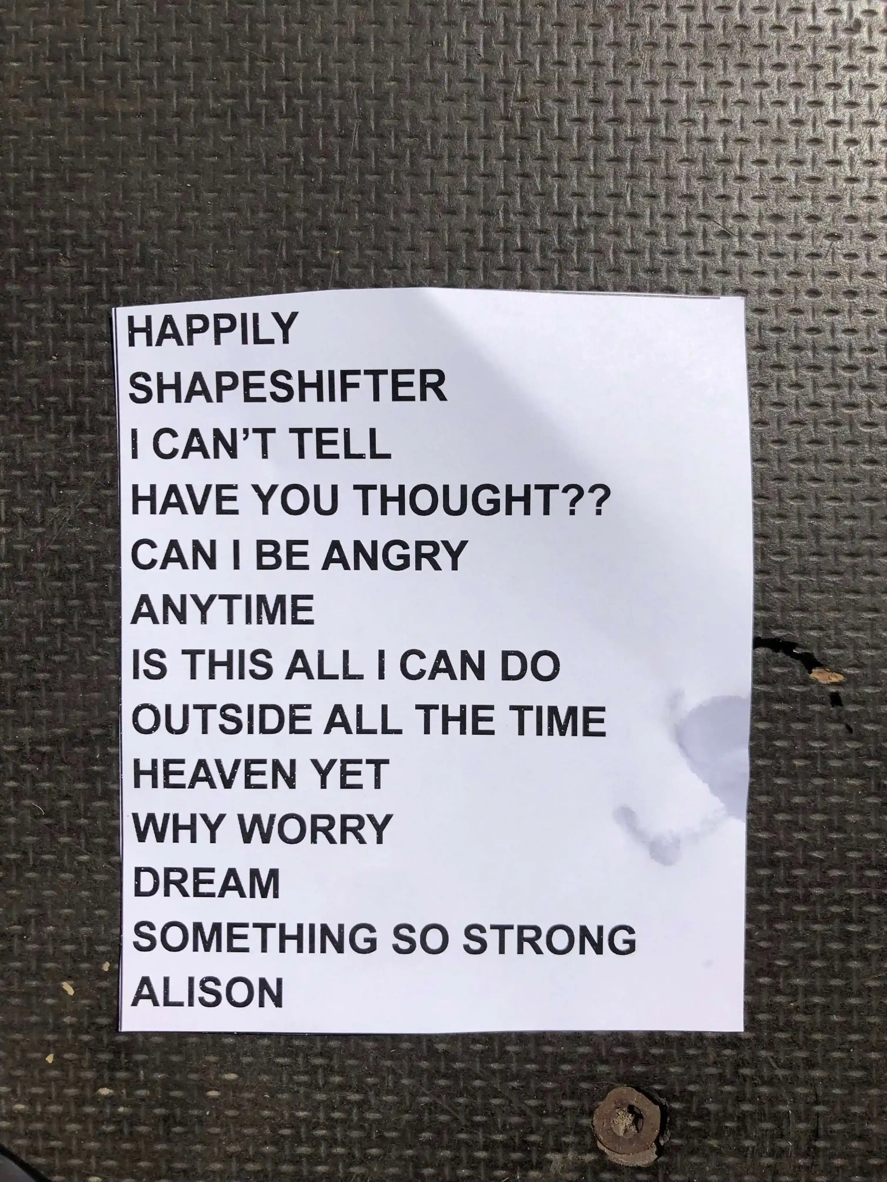 Setlist